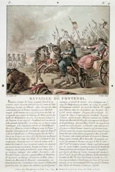 Battle of Fontenoy, 1745, engraved by Louis Le Coeur, 1787